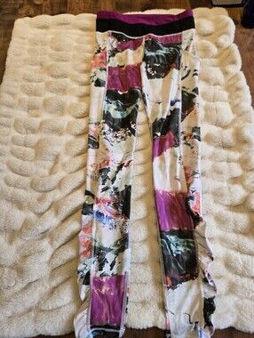 Lululemon Speed Tight IV Abstract Oil Slick Ruched Ankle Leggings [Size 6] Rare
